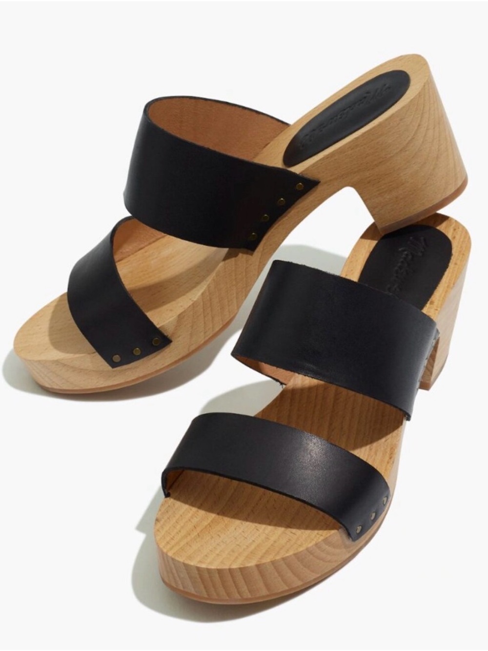 Madewell Clara Clog sandals - black size 10
